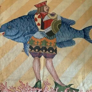 Henry and the Fish tapestry/rug.
Mackenzie Child’s